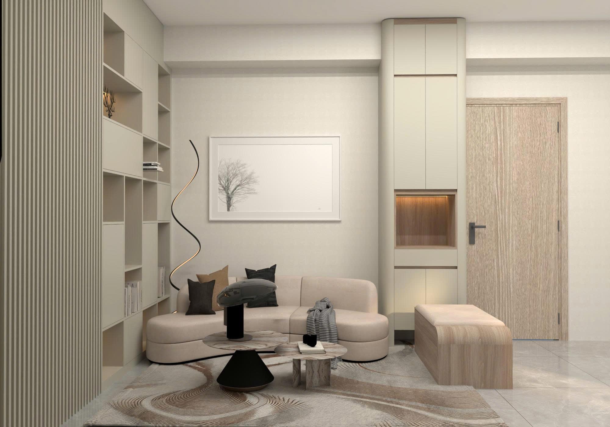 Bán căn hộ Paris Hoàng Kim 66M 2PN 2wc full nội thất