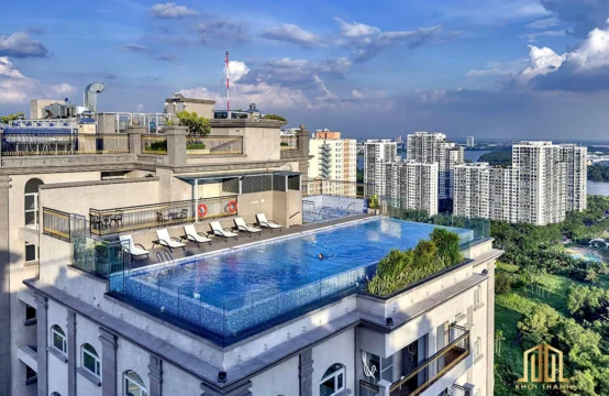 Căn hộ Paris Hoàng Kim 71M 2pn 2wc lầu cao view đông nam