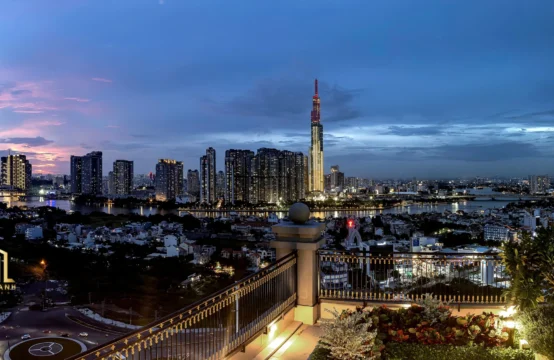 Cho Thuê Căn Hộ Paris Hoàng Kim 2PN Full Nội Thất, Tầng Cao