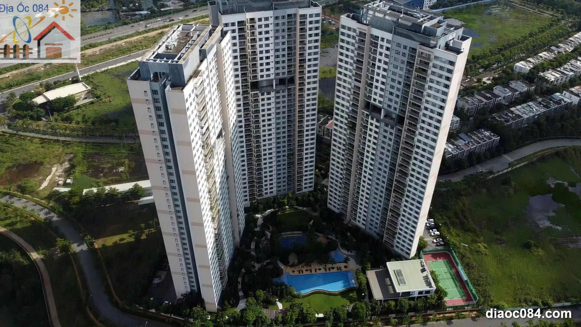 Cho Thuê Căn Hộ Palm Heights Quận 2 &#8211; Căn Góc 3PN View Hồ Bơi &#038; Sông