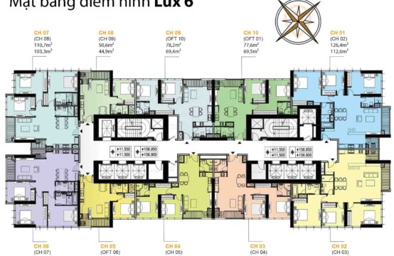 Officetel Vinhomes Golden River 50M² 1PN 1WC Dính tường