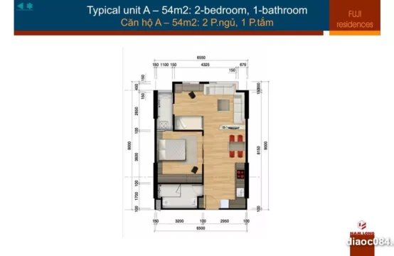 Bán Căn Hộ Flora Fuji Quận 9 &#8211; 54m² 1PN View Đẹp, Giá 3.1 Tỷ