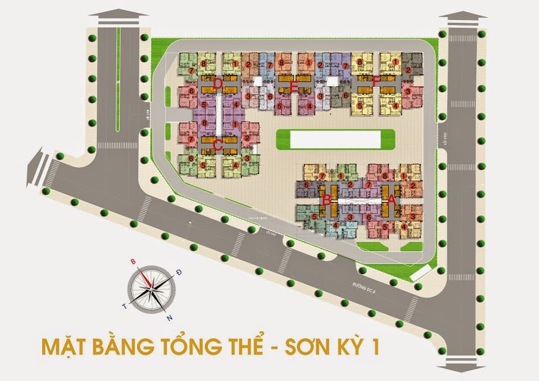 Mat bang tong the can ho Son Ky