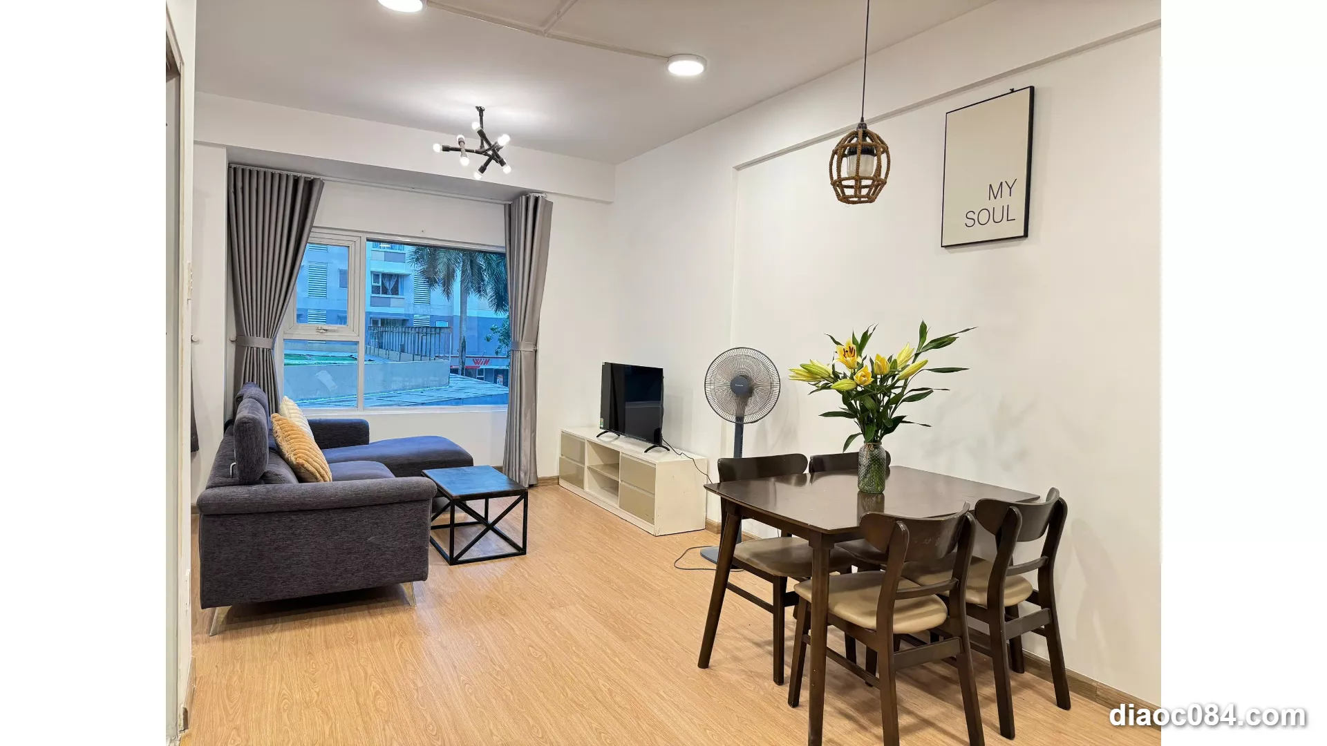 Bán Căn Hộ Flora Anh Đào 55m Full Nội Thất, Tầng Thấp View Thoáng, Có HĐ Thuê